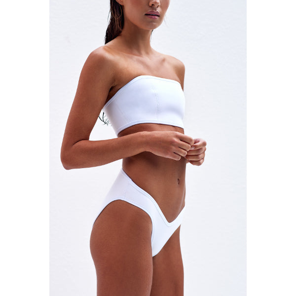 V-LINE BOTTOMS/WHITE